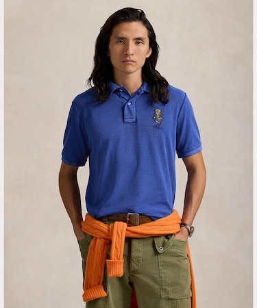 クラシック フィット Polo ベア メッシュ ポロシャツ