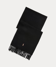 フリンジ バージン ウール マフラー