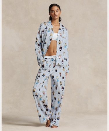 Polo ベア ロングスリーブ パジャマ セット