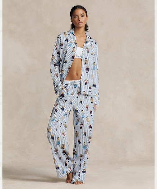 Polo ベア ロングスリーブ パジャマ セット