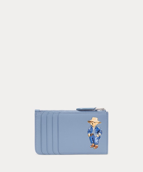 Polo ベア レザー ジップ カード ケース｜ポロ ラルフ ローレン
