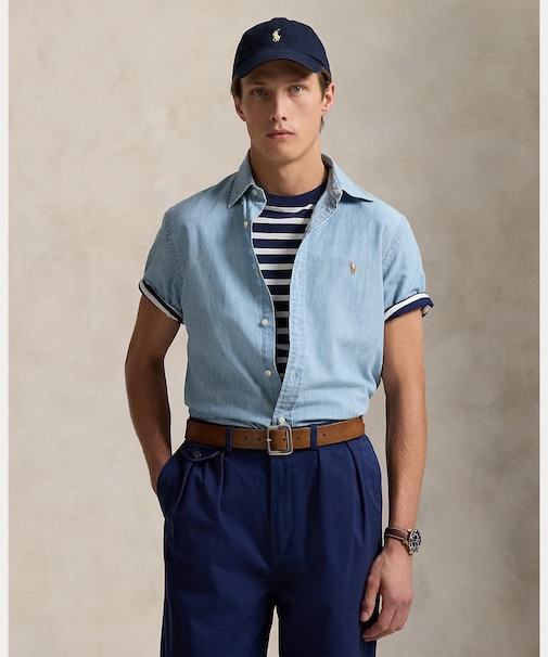 クラシック フィット シャンブレー シャツ