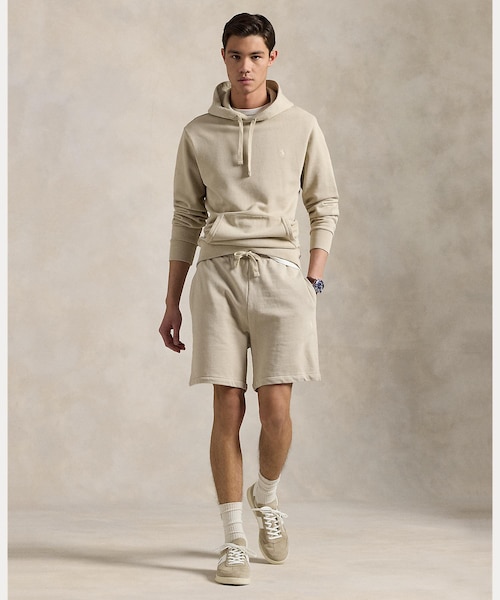 6.5インチ ループバック フリース ショートパンツ｜ポロ ラルフ