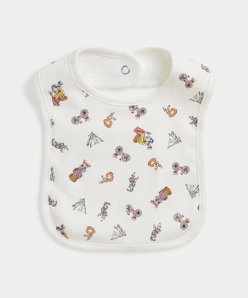 (ベビー)Polo ベア コットン インターロック ビブ