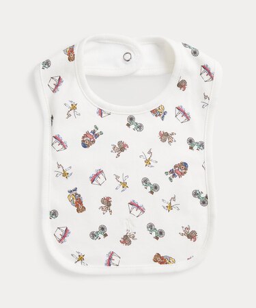 (ベビー)Polo ベア コットン インターロック ビブ