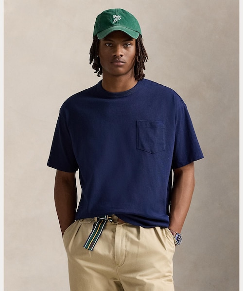 ビッグ フィット ヘビーウェイト ジャージー Tシャツ｜ポロ ラルフ