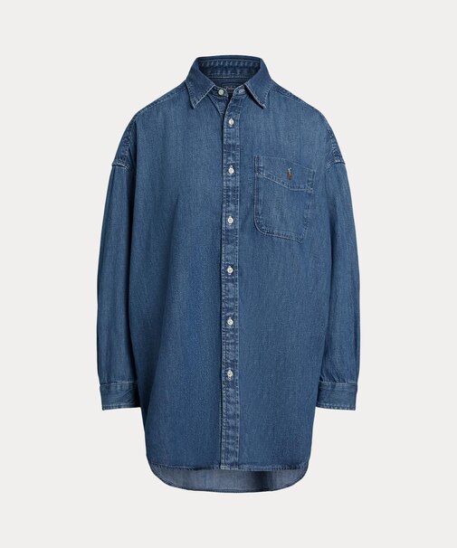 オーバーサイズ デニム シャツ