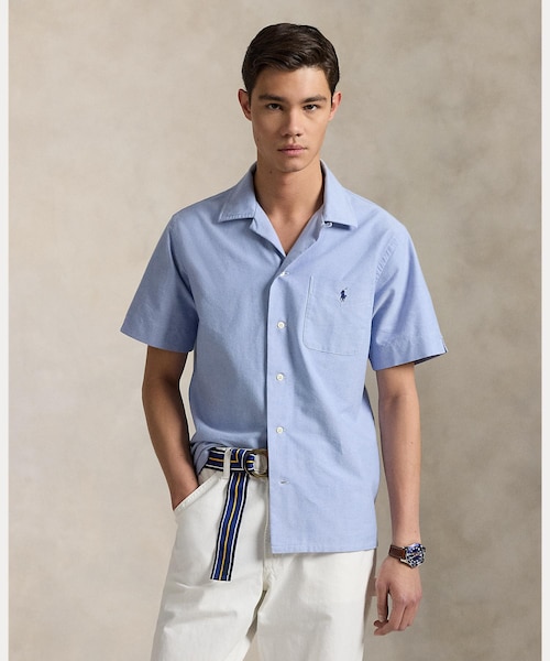 Ralph Lauren オックスフォードキャンプシャツ クラシック フィット オックスフォード キャンプ シャツ｜ポロ ラルフ