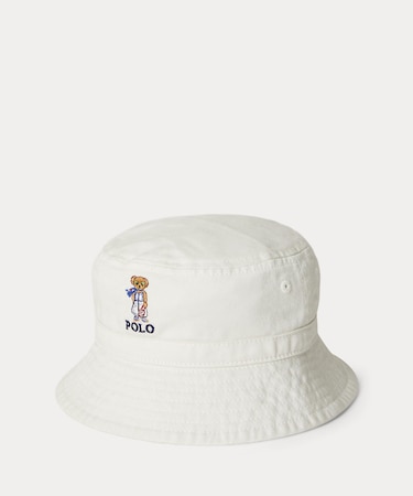 (ベビー)Polo ベア コットン ツイル バケット ハット