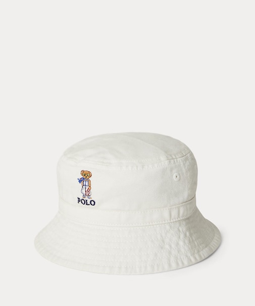 (ベビー)Polo ベア コットン ツイル バケット ハット