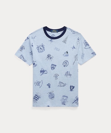 (ボーイズ 8才～20才)コットン ジャージー グラフィック Tシャツ
