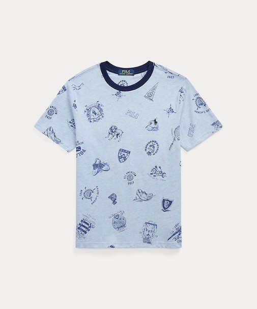 (ボーイズ 8才～20才)コットン ジャージー グラフィック Tシャツ