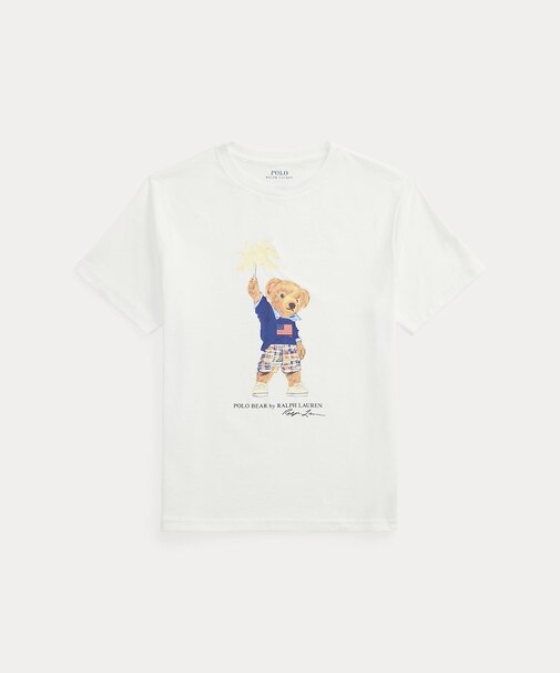 (ボーイズ 8才～20才)Polo ベア コットン ジャージー Tシャツ