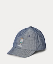 (ベビー)Polo ベア コットン シャンブレー ボール キャップ