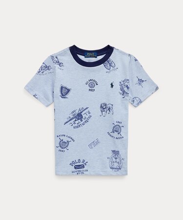 (ボーイズ 2才～7才)コットン ジャージー グラフィック Tシャツ
