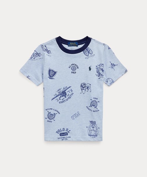 (ボーイズ 2才～7才)コットン ジャージー グラフィック Tシャツ