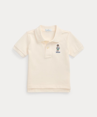 (ベビー)Polo ベア コットン メッシュ ポロシャツ