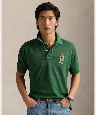 オリジナル フィット Polo ベア メッシュ ポロシャツ