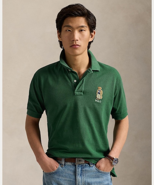 オリジナル フィット Polo ベア メッシュ ポロシャツ