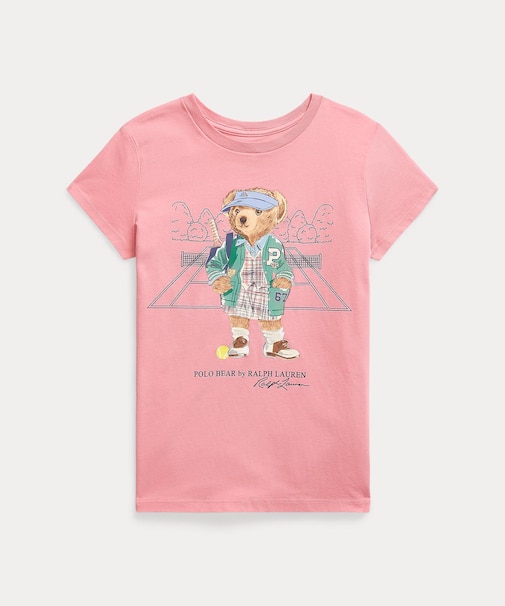 (ガールズ 7才~16才)Polo ベア コットン ジャージー Tシャツ