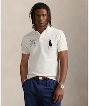 カスタム スリム フィット Big Pony メッシュ ポロシャツ