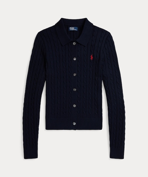ラルフローレンカーディガンexclusive90sXXLサイズオーバーサイズ短丈 POLO RALPH LAUREN - ラルフローレンカーディガン