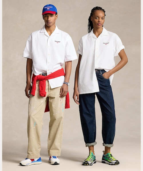 ビッグ フィット Polo Sport チノ キャンプ シャツ｜ポロ ラルフ
