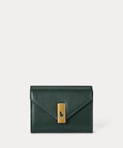 Polo ID レザー フォールドオーバー カード ケース