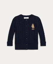(ベビー)Polo ベア ミニケーブル コットン カーディガン