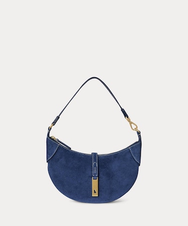 Polo ID スエード ミニ ショルダー バッグ