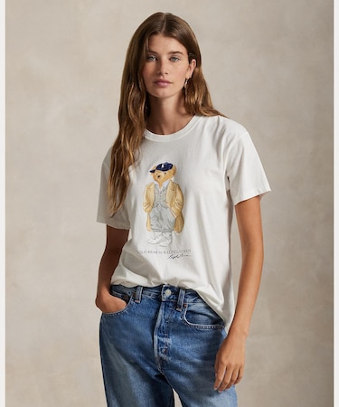 Polo ベア コットン ジャージー Tシャツ