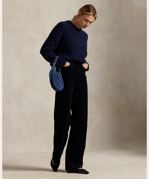 Polo Ralph Lauren コーデュロイ ワイドパンツ コットン コーデュロイ ワイドレッグ パンツ｜ポロ ラルフ