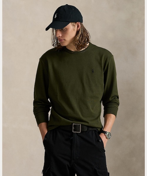 ポロ　ラルフローレン  ロゴ　ジャージーロングスリーブTシャツ　タグ付き新品 POLO RALPH LAUREN / ポロ ラルフ ローレン ロングスリーブ