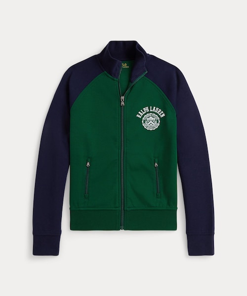 【未使用級】ポロラルフローレン ロゴクレスト ダブルニット ブレザー ジャケット RALPH LAUREN｜ロゴクレスト ニット ブレザー | Rakuten Fashion