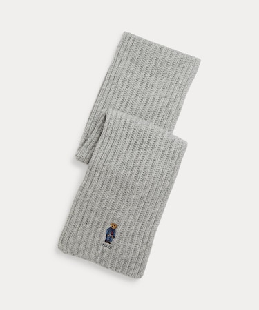 Polo ベア リブニット マフラー