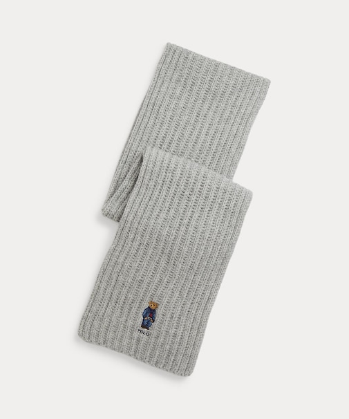 Polo ベア リブニット マフラー