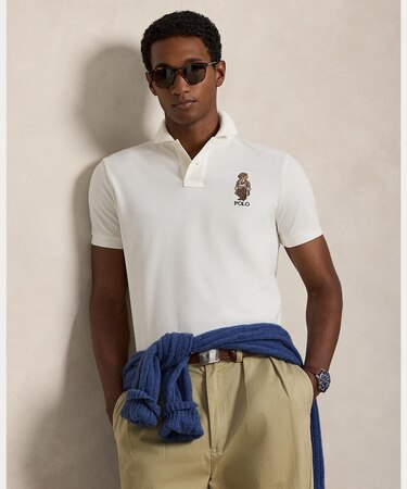 カスタム スリム フィット Polo ベア ポロシャツ