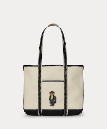 Polo ベア キャンバス スモール ショッパー トート