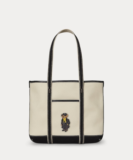 Polo ベア キャンバス スモール ショッパー トート