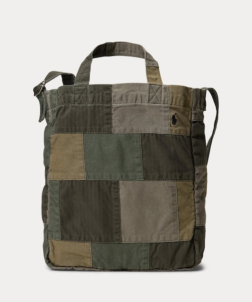 パッチワーク キャンバス ショッパー トート｜ポロ ラルフ ローレンの