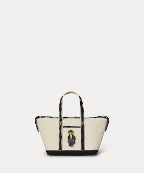 Polo ベア キャンバス ミニ ショッパー トート｜ポロ ラルフ