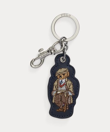 Polo ベア レザー キー フォブ