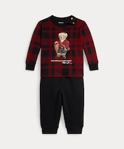 (ベビー)Polo ベア ジャージー Tシャツ & フリース パンツ セット