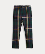 (ガールズ 2才～6才)チェック ストレッチ ジャージー レギンス