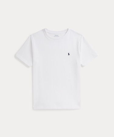 (ボーイズ 8才～20才)コットン ジャージー クルーネック Tシャツ