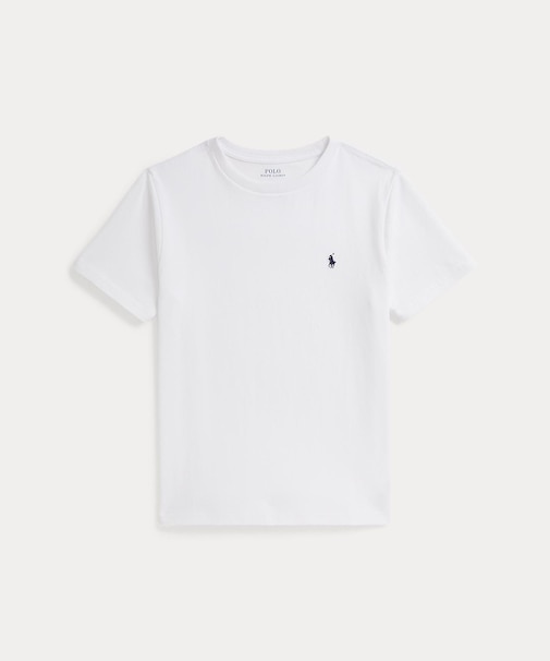 (ボーイズ 8才～20才)コットン ジャージー クルーネック Tシャツ