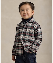 (ボーイズ 2才～7才)チェック コットン オックスフォード ワークシャツ