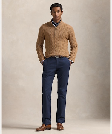 ストレート フィット ウォッシュド ストレッチ チノ パンツ