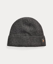 シグネチャー ポニー ウールブレンド ビーニー