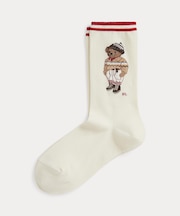 Polo ベア コットンブレンド クルー ソックス